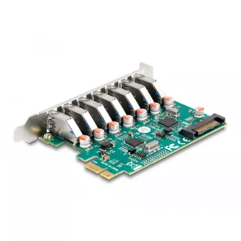 DeLOCK PCI Express x1 -kortti 7 x ulkoinen USB 5 Gbit/s Type-A -liitin