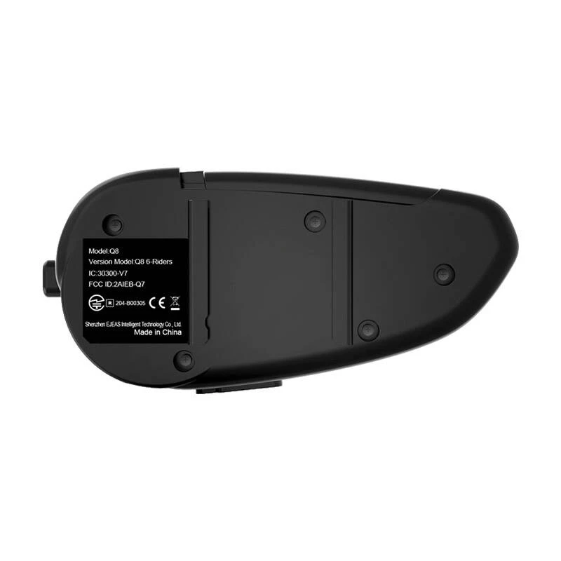 Moottoripyörän intercom EJEAS Q8 Bluetooth-kypäräkommunikaattori pitkän kantaman intercom