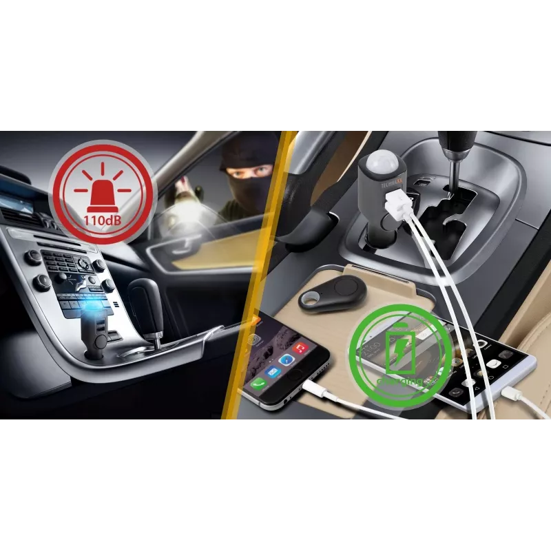 Technaxx 4743 yleislaturi musta tupakansytytin auto