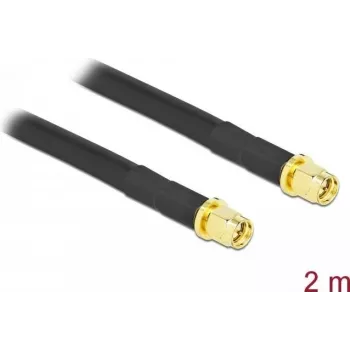 Antennikaapeli DeLOCK SMA-uros – SMA-uros LMR/CFD300 2 m