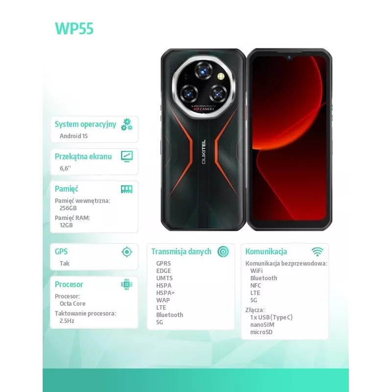 Älypuhelin Oukitel WP55 6,6