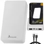 Varavirtalähde Extralink EPB-078W 10000 mAh valkoinen USB-C 10 W lähtö lataa jopa 2 laitetta