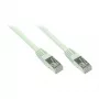 Verkkokaapeli, Cat. 5e, SF/UTP, harmaa, 0,5 m, Good Connections® (8550-005)