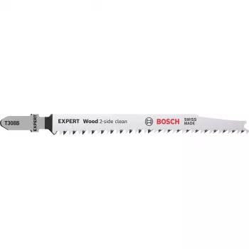 Bosch Expert T 308 B Wood 2-side clean pistosahanterät, 2 kpl (2 608 901 711)