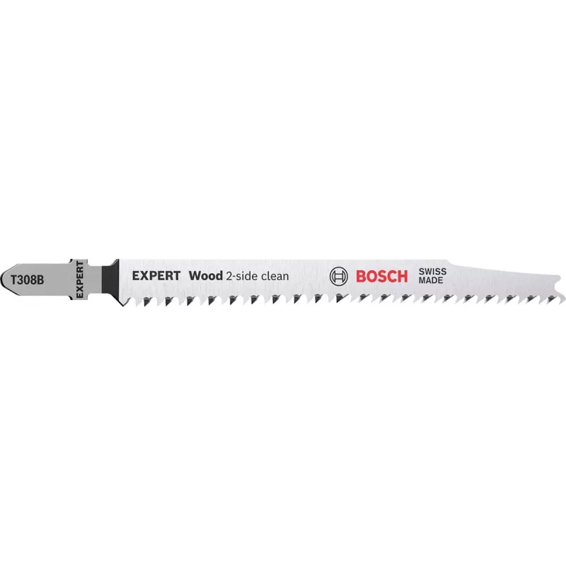 Bosch Expert T 308 B Wood 2-side clean pistosahanterät, 2 kpl (2 608 901 711)