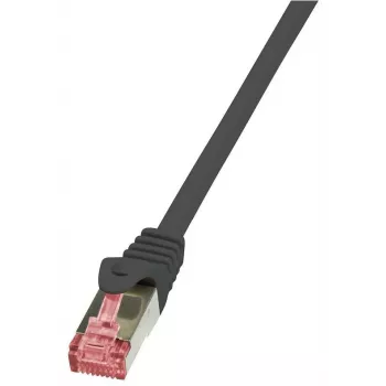 Logilink PrimeLine - verkkokaapeli - RJ-45 (M) - RJ-45 (M) - 1 m - SFTP, PiMF - CAT 6 - sileä, halogeeniton - musta (CQ2033S)