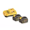 DeWalt DCB118T2-QW XR FLEXVOLT aloituspaketti, 2 akkua 54 V 2 Ah ja laturi