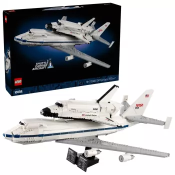 LEGO Icons Shuttle Aircraft 10360 rakennussarja – 2417 osaa, 270 × 535 × 630 mm näyttelymalli