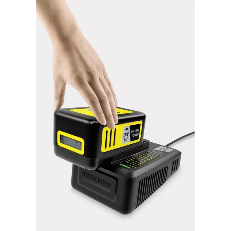Akku- ja laturisarja Kärcher 2.445-063.0, Universal 18V 5000mAh, keltainen/musta