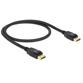 DisplayPort-kaapeli DeLOCK 85506 0,5 m musta