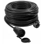 VERTEX PZO50M kelattava jatkojohto 50 m 3x2,5 mm musta