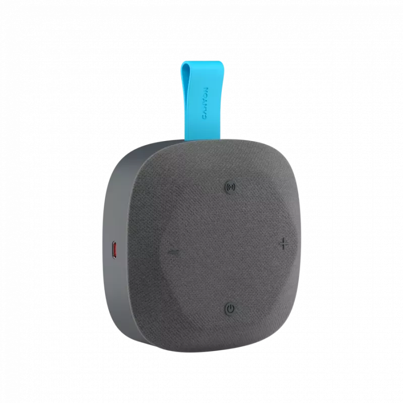 Canyon Hexagon 10 - Bluetooth 5.3 -kaiutin - USB-C - kortinlukija - IPX5 - sininen-harmaa