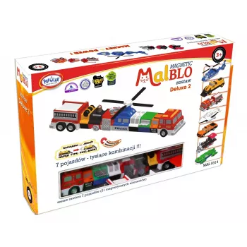Ajoneuvosetti Popular Playthings Magnetic Mix or Match