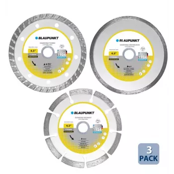 Leikkaus-/hiomalaikkasarja BLAUPUNKT BP-CW-D4115, 3 kpl