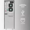 Qoltec 52284 UPS keskeytymätön virransyöttö | 10kVA | 10000W | tehokerroin 1,0 | LCD | EPO | USB | Online