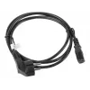 Virtajohto LANBERG CA-C13C-11CC-0018-BK — 1,8 m, C13-liitin CEE7/7, kulma C13
