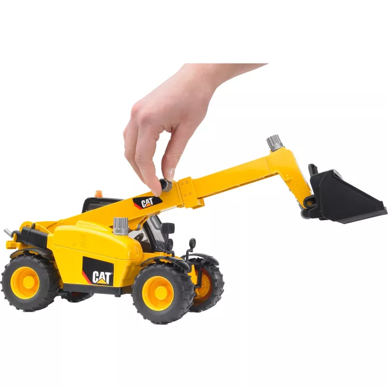 Bruder 02141 Caterpillar teleskooppikuormaaja muovi maatila rakennusajoneuvo lelu