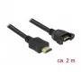 HDMI-kaapeli DeLOCK 85464 2 m HDMI Type-A standardi musta