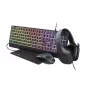 Trust GXT 792 QUADROX näppäimistö ja hiiri sis. peli USB QWERTY US English musta