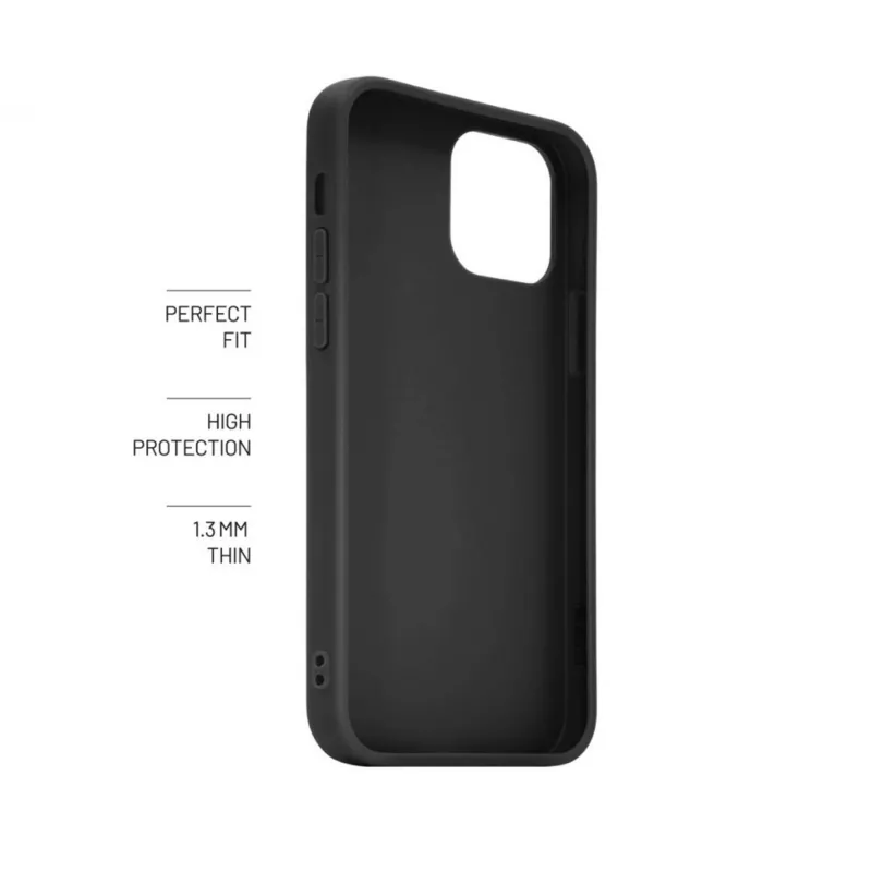 Fixed STORY takakansi Xiaomi Redmi 15 4G/5G, kumipintainen musta suojakotelo