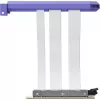 PCIe 5.0 Hyper -riserkaapeli HYTE, malli ACC-HYTE-PCIE50-TM, 20 cm, violetti/valkoinen