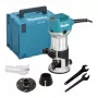 Makita RT0702CJ yläjyrsin/reunajyrsin musta, sininen, ruostumaton teräs 34000 kierr./min 710 W