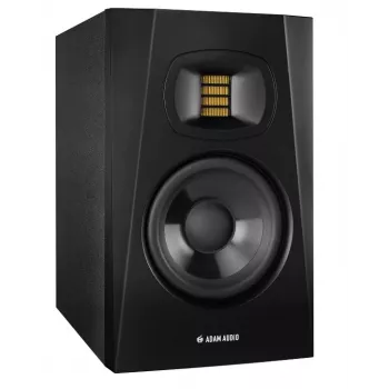 Studiomonitorikaiutin ADAM AUDIO T5V, 5 tuuman bassoelementti, 1,9 tuuman diskanttielementti, 45–25 000 Hz, 106 dB, musta