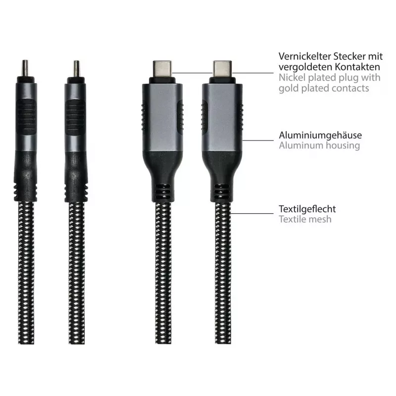 Good Connections Ethernet-kaapeli USB-C RJ45, antrasiitti, 0,5 m