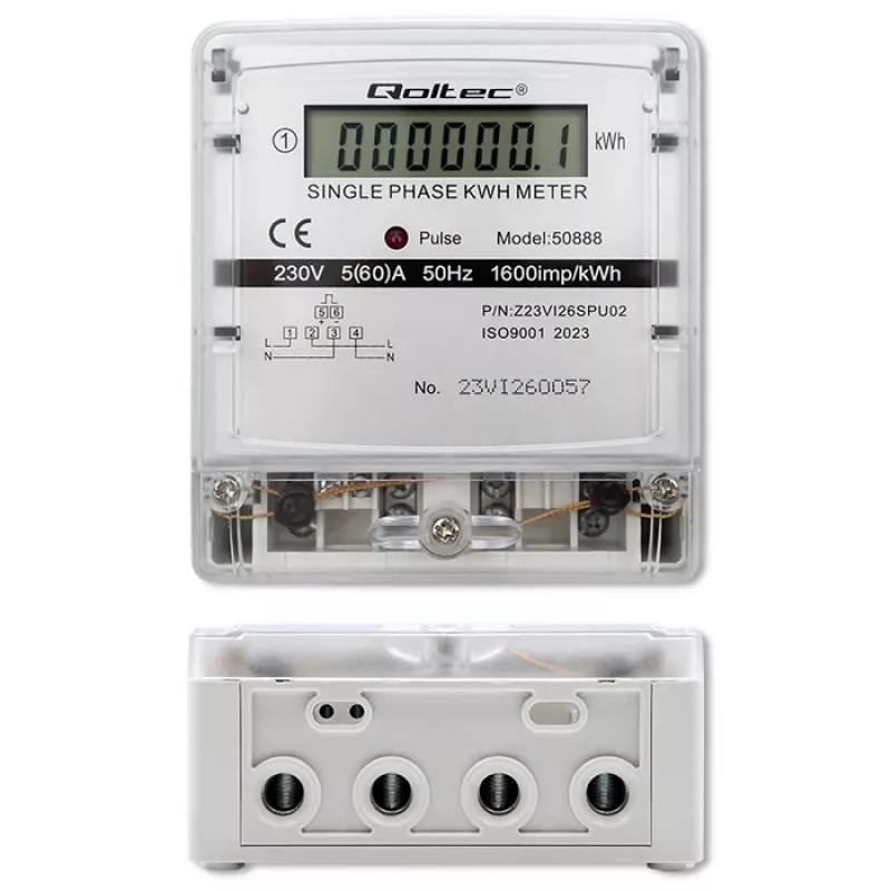 Yksivaiheinen elektroninen energiankulutusmittari 230V LDC