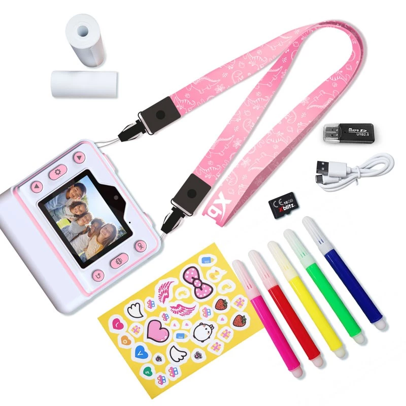 Xblitz FLASH PINK pikakamera lämpötulostimella lapsille