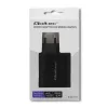 Qoltec 51716 seinälaturi 63 W, USB-C PD + USB QC 3.0, 5-20 V 1,5-3 A, musta
