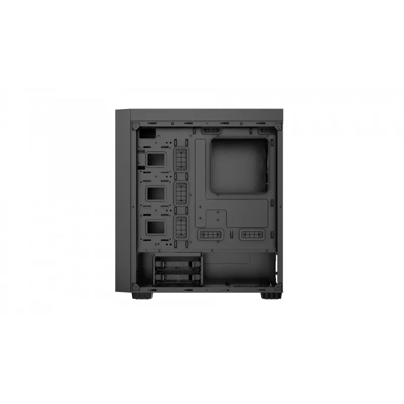 Gembird Fornax K500 ATX-tietokonekotelo, midi-torni, musta