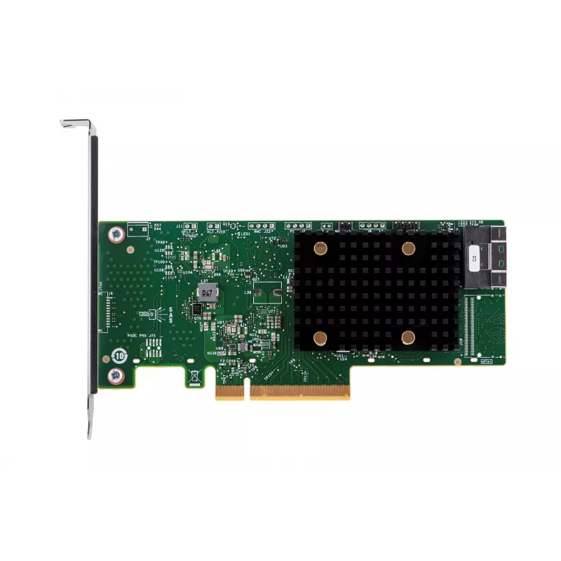 Sisäinen HBA-sovitin Broadcom 9500-8i — PCIe SAS/SATA 12 Gbit/s, NVMe, Full-Height/Low-Profile