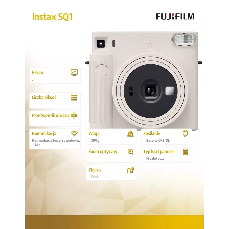 Fujifilm Instax Square SQ1 62 x 62 mm valkoinen