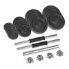 REBEL ACTIVE säädettävät käsipainot laukussa 30 kg tangolla