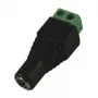 Synergy 21 S21-LED-000220 DC/2,1 x 4 mm musta - vihreä kaapeliliitin