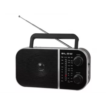 Kannettava analoginen radio BLOW RA6 AM/FM – paristokäyttöinen AM- ja FM-vastaanotto, kuulokeliitäntä