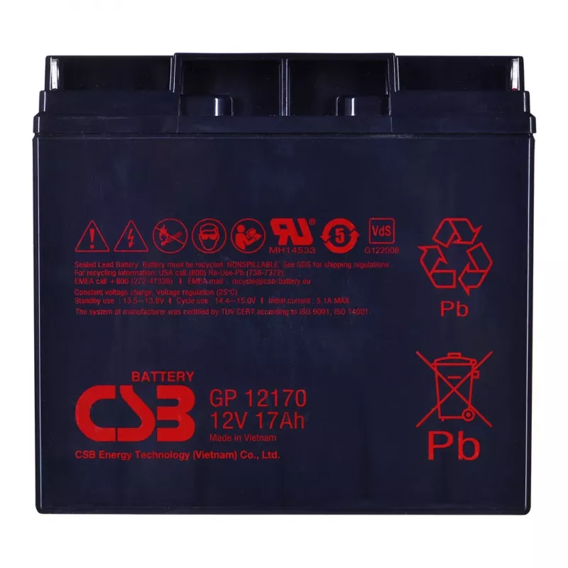 CSB GP12170B1 -akku 17Ah/12V