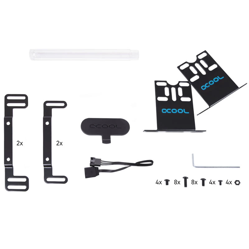 Pumppu & säiliö Alphacool 15381 akryyli alumiini muovi musta läpinäkyvä
