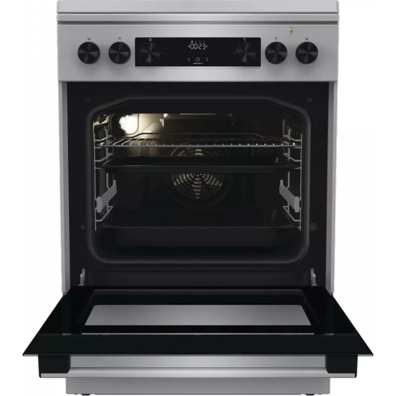 Gorenje GKS6C71XF vapaasti seisova liesi ja uuni hopea