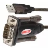 UNITEK Y-105 sarjakaapeli musta 1,5 m USB Type-A DB-9