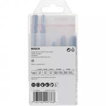 Bosch 2 607 011 438 pistosaha-/kuvio-/puukkosahanterä pistosahanterä Carbide 15 kpl