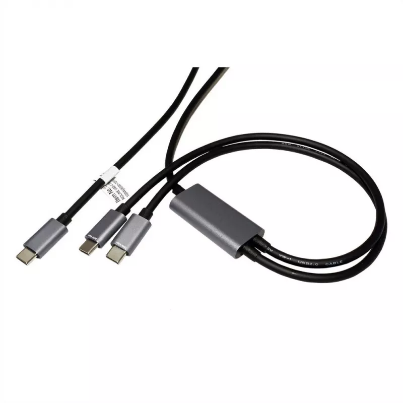 ROLINE - USB-kaapeli - 24-pin USB-C (M) - 24-pin USB-C (M) - USB 2.0 - 1,85 m - USB-virransyöttö (100 W) - musta (11.02.8308)