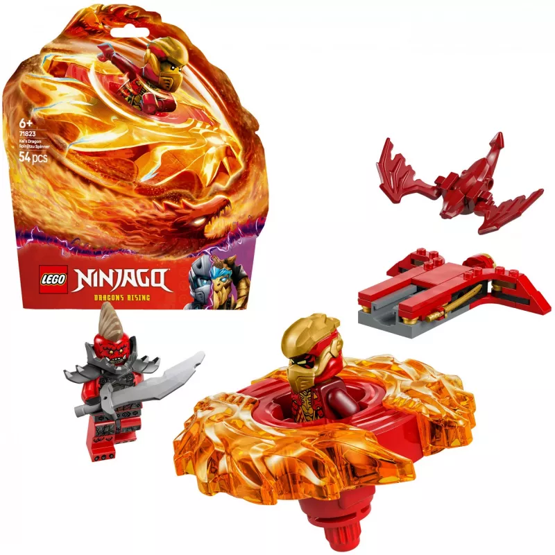 LEGO NINJAGO 71823 Kain lohikäärme-Spinjitzu-spinneri