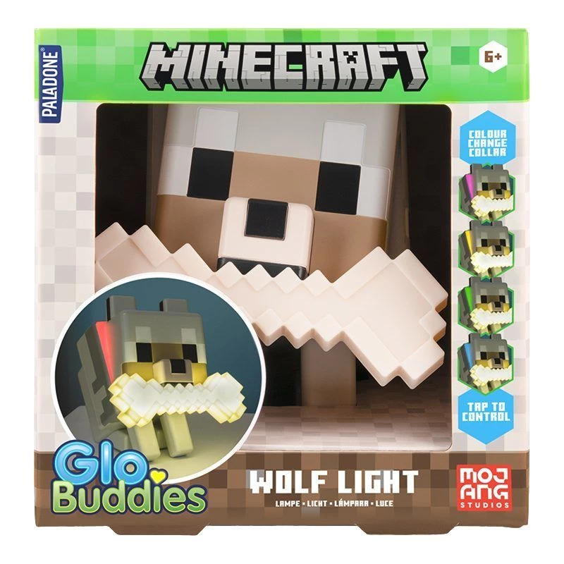 Paladone Minecraft Wolf GloBuddies valaisin