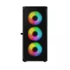 LOGIC CONCEPT Portos ARGB ATX Mid-Tower-kotelo, musta