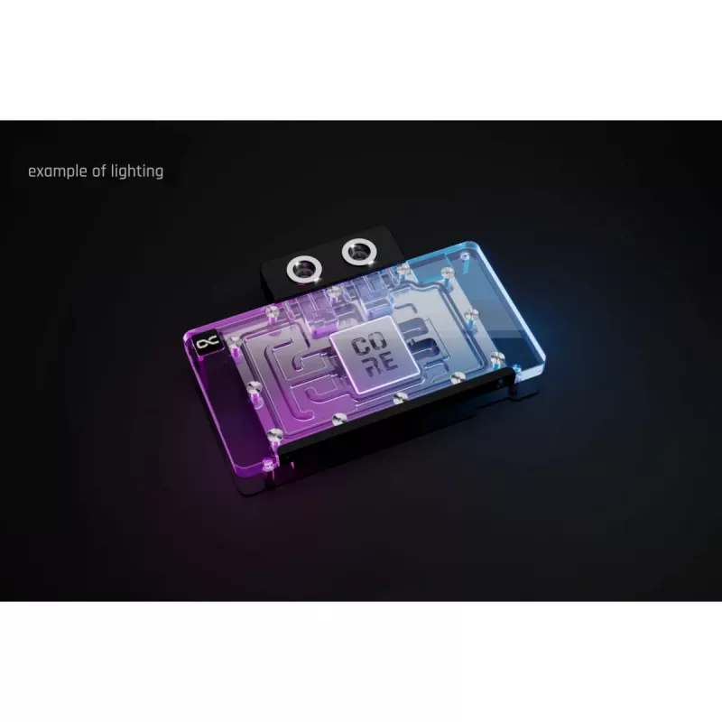 Alphacool Core GeForce RTX 5080 EPIC-X näytönohjaimen vesijäähdytyslohko takalevyllä (14740)