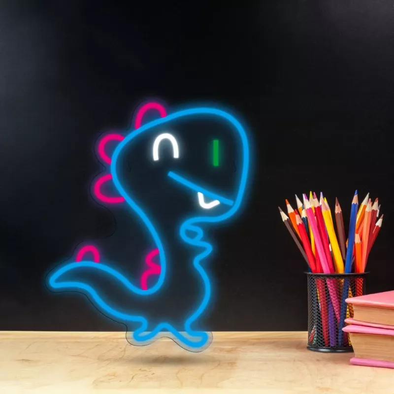 Koristeellinen neonvalo MANTA SNL56MT dinosaurustyyli — MANTA SNL56MT