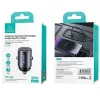 Autolaturi usams C38 30W — 1x USB-A + 1x USB-C pikalataus