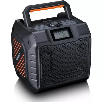 Kannettava digitaaliradio Lenco ODR-160GY harmaa FM/AM digitaalivirittimellä ja kompaktilla muotoilulla